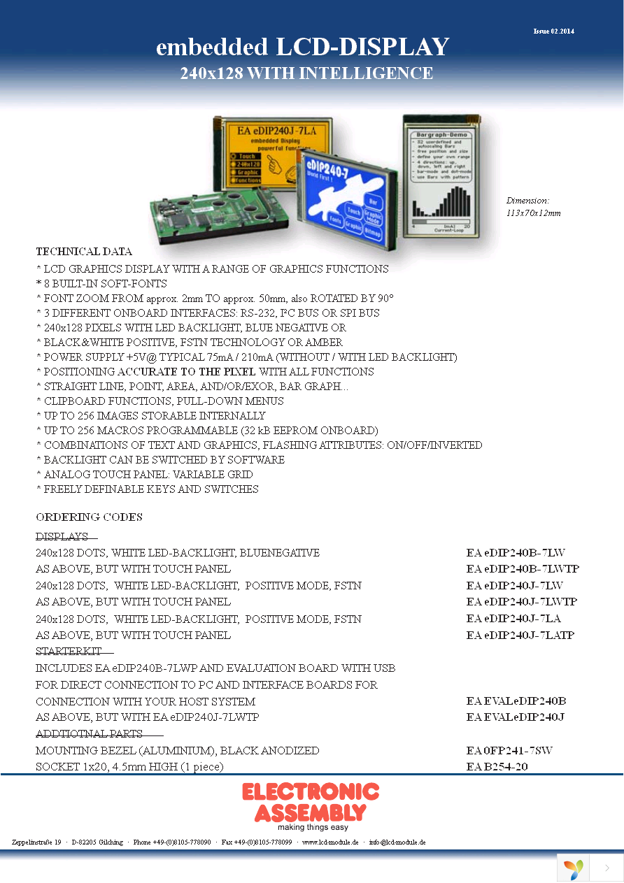 EA 0FP241-7SW Page 1